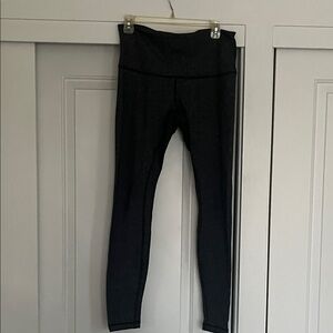 Herringbone Lululemon Wunder Under High-Waisted Leggings